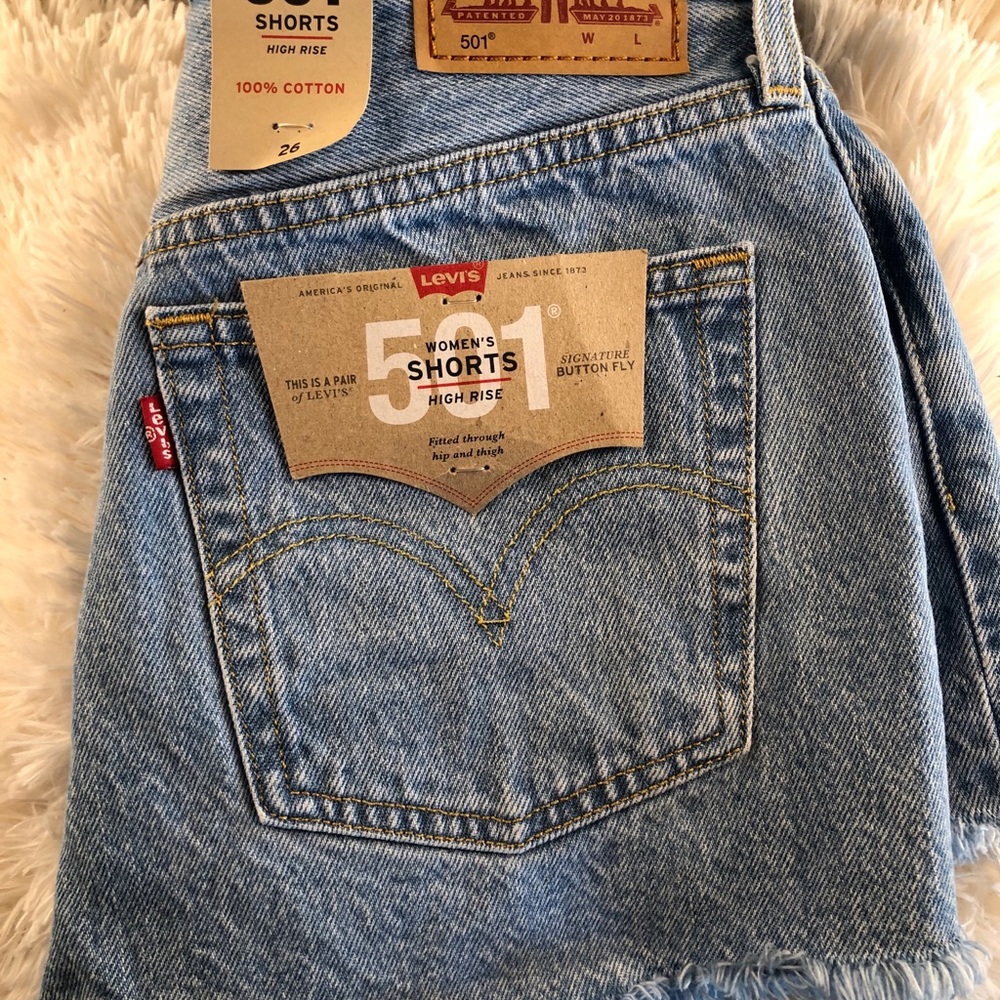 Women’s Levis 501 High Rise Shorts